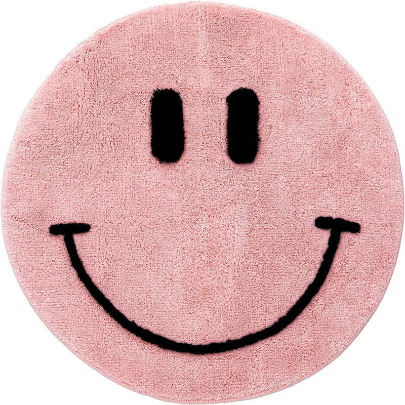 Smile Face Dekorative Badematte