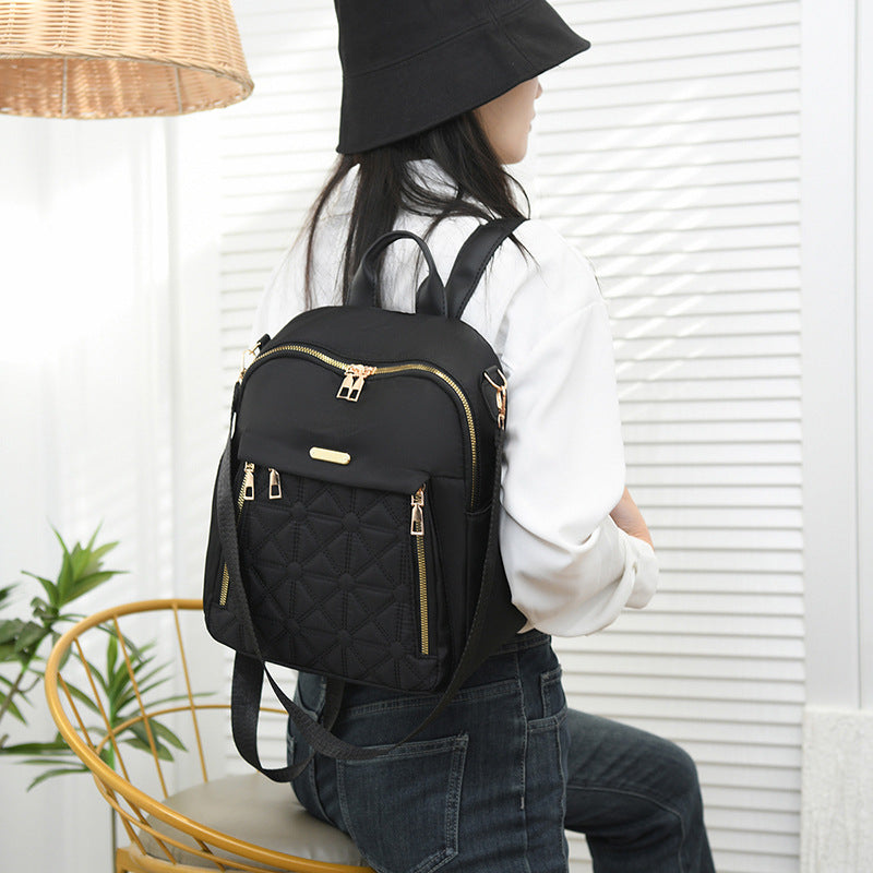 Elegante Rucksacktasche mit Strukturiertem Design und Praktischen Fächern Brehn