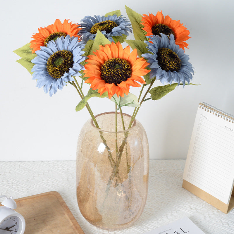 Dekorative Stoff Sonnenblumen Akzent