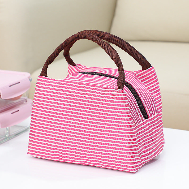 Isolierte gestreifte Lunch-Tasche Brehn