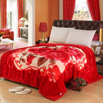 Damen Kuschelige Fleece-Decke mit Tiermotiv Brehn