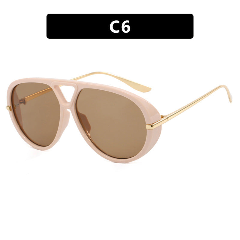Damen Oversized-Sonnenbrille im modischen Retro-Design Brehn
