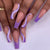 Glamouröse French Tip Stiletto Press-On Nägel dekoriert mit Glitter und goldenen Akzenten Brehn