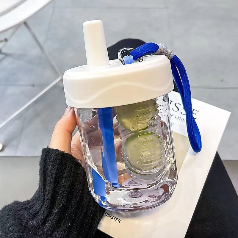 Damen Multifunktionale Frucht-Infuser-Flasche Brehn
