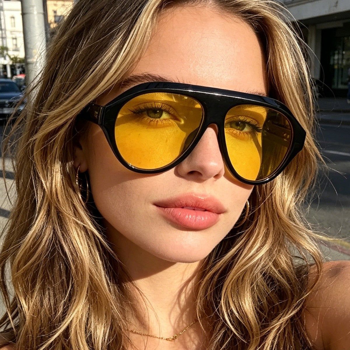 Damen modische Sportsonnenbrille mit ergonomischem Design Brehn