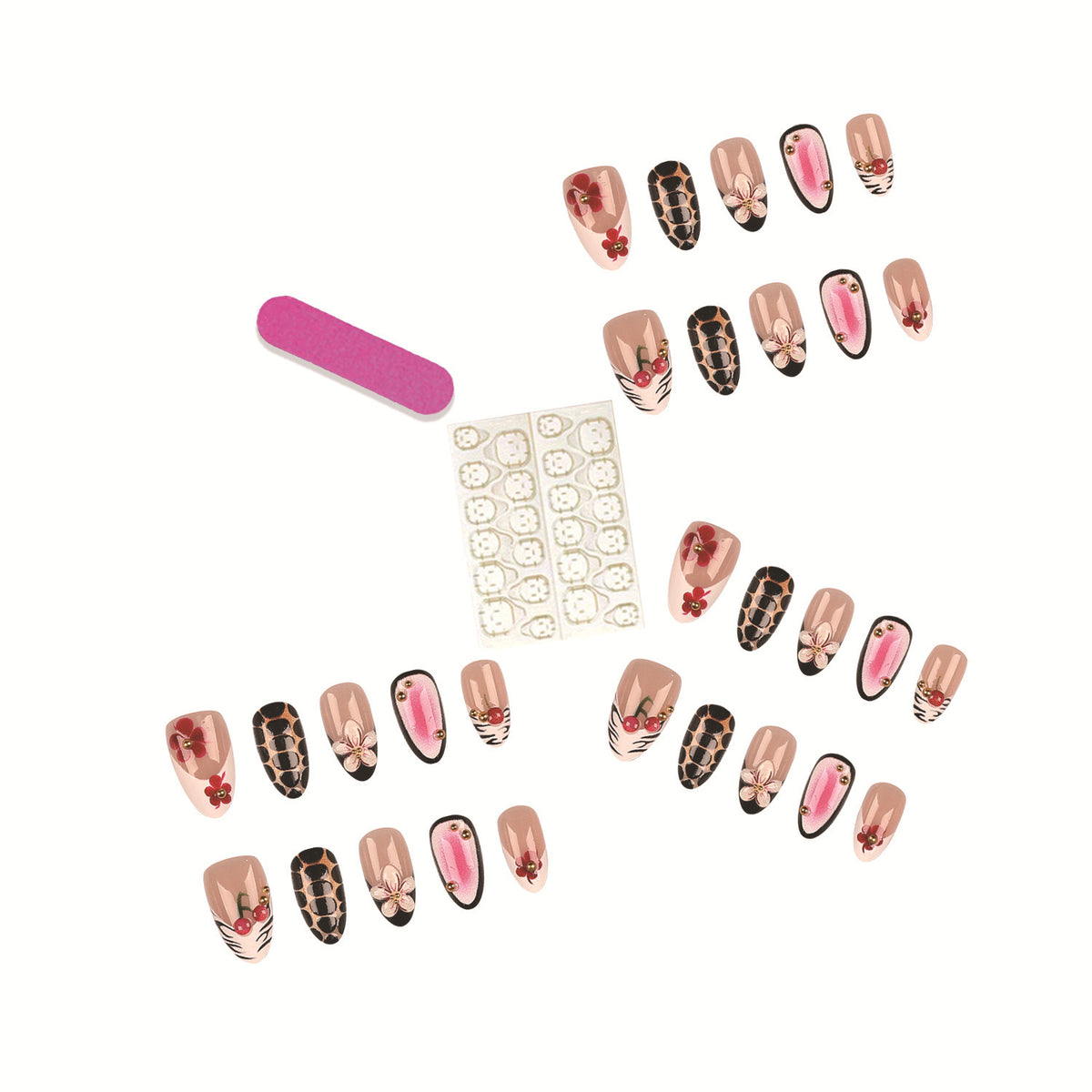 Künstlerische Nagelspitzen Set