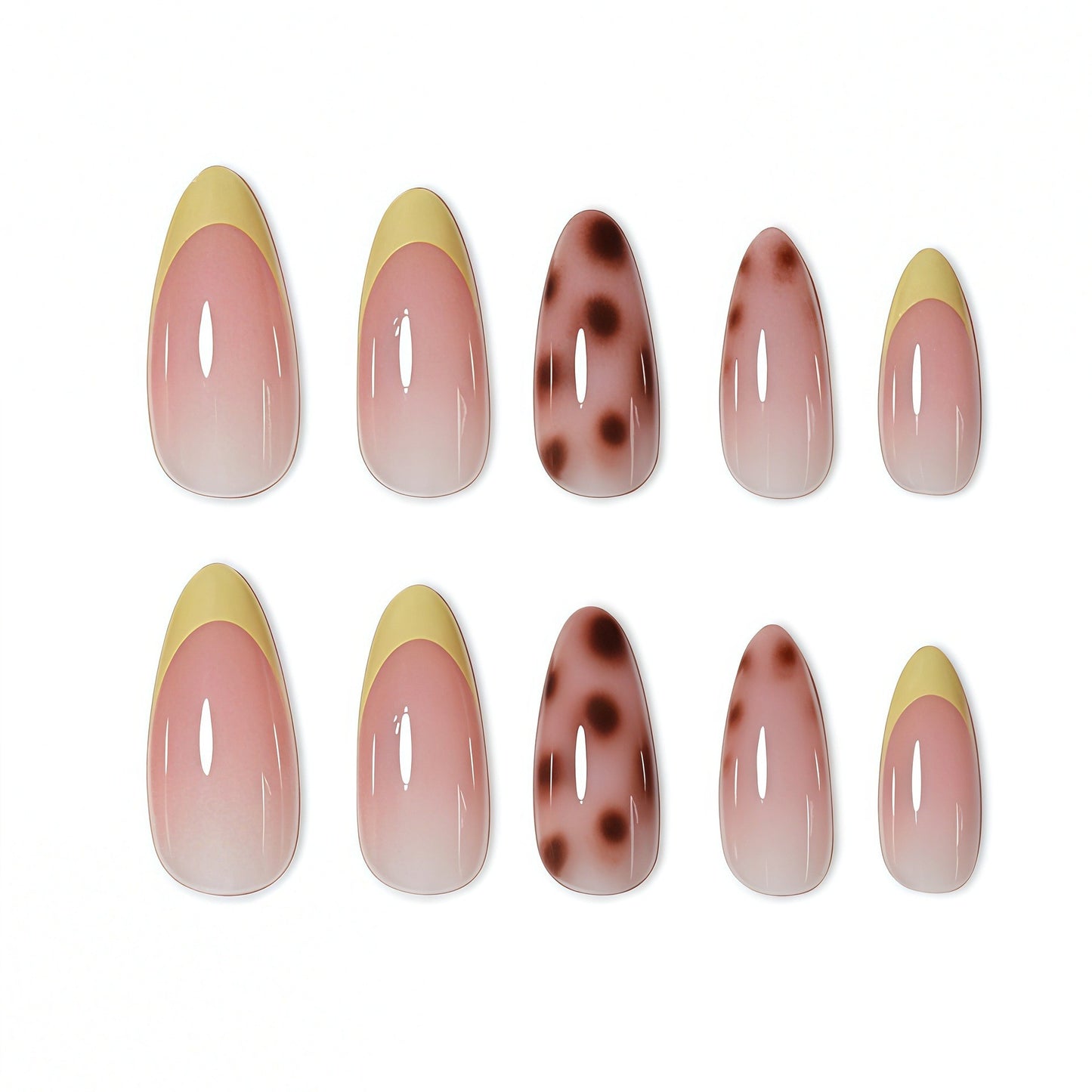 Chic Ombre Acryl Press-On Nägel Brehn