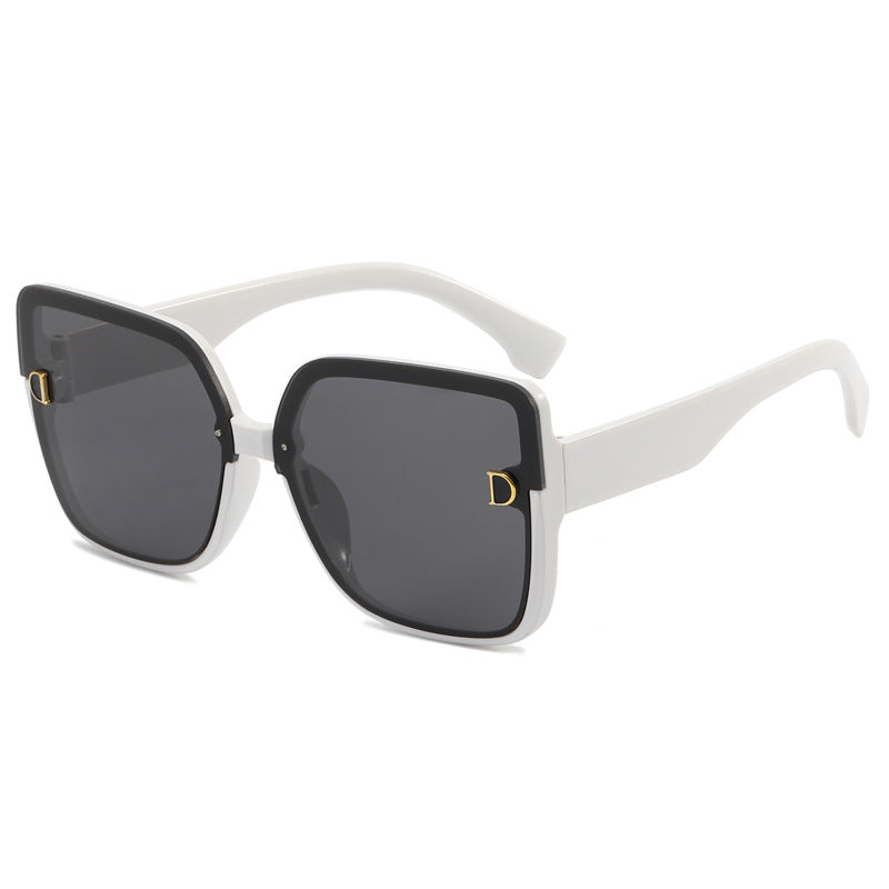 Damen modische quadratische Sonnenbrille im minimalistischen Design Brehn