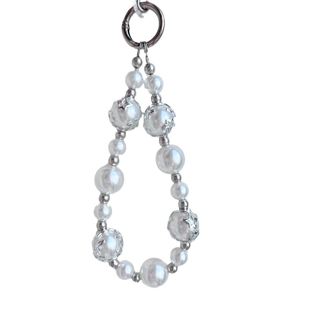 Eleganter Perlenverzierter Charm-Schlüsselanhänger Brehn