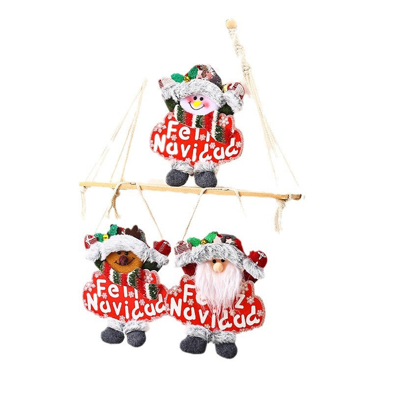 Festliche Weihnachtsbaumdekoration mit Schneemann-Motiv Brehn