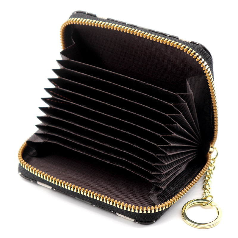 Elegante Argyle-Muster-Münztasche
