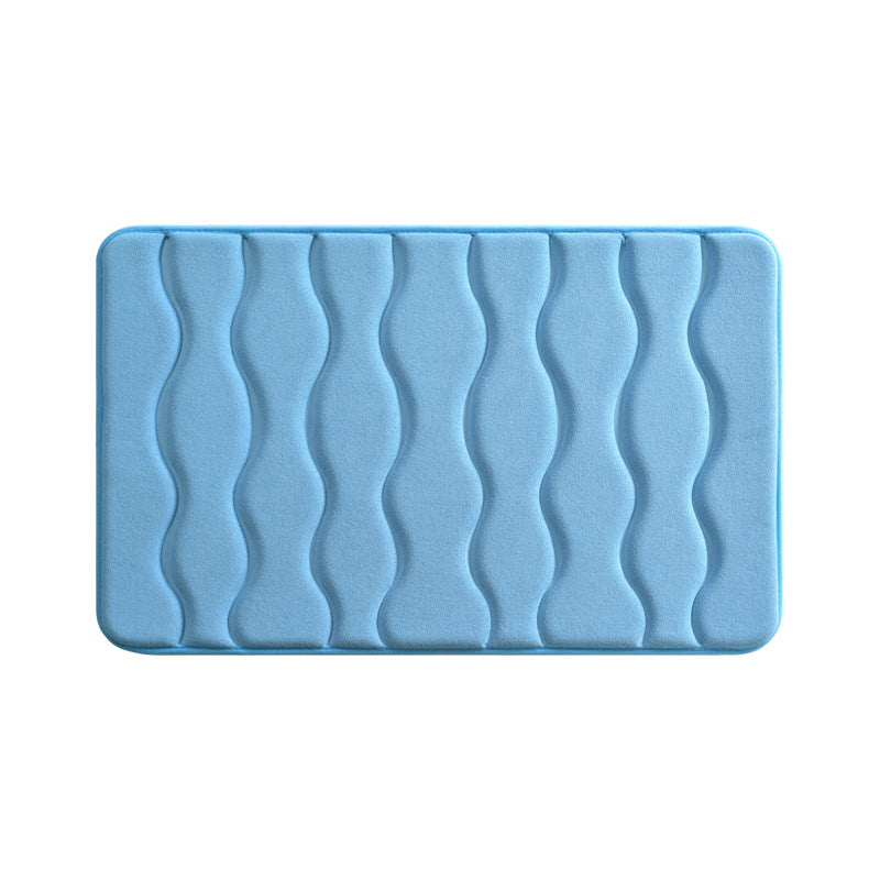 Weiche Wellen Design Badezimmermatte Brehn