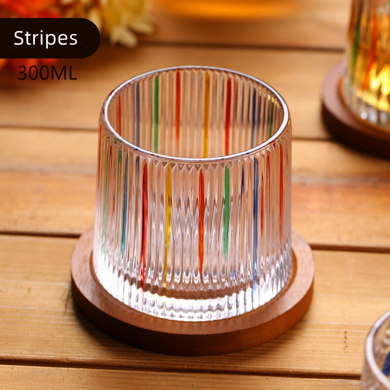 Rotierendes Multi-Color-Glas für Whiskey mit Geschenkbox | Brehn
