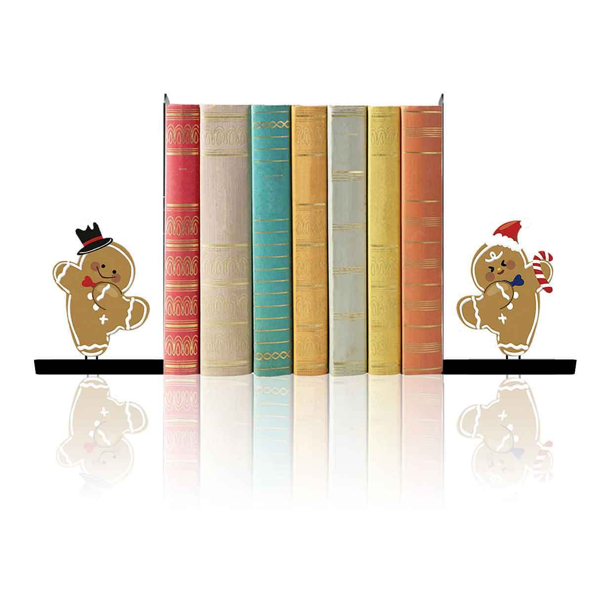 Lebkuchen-Themen-Bücherstützen