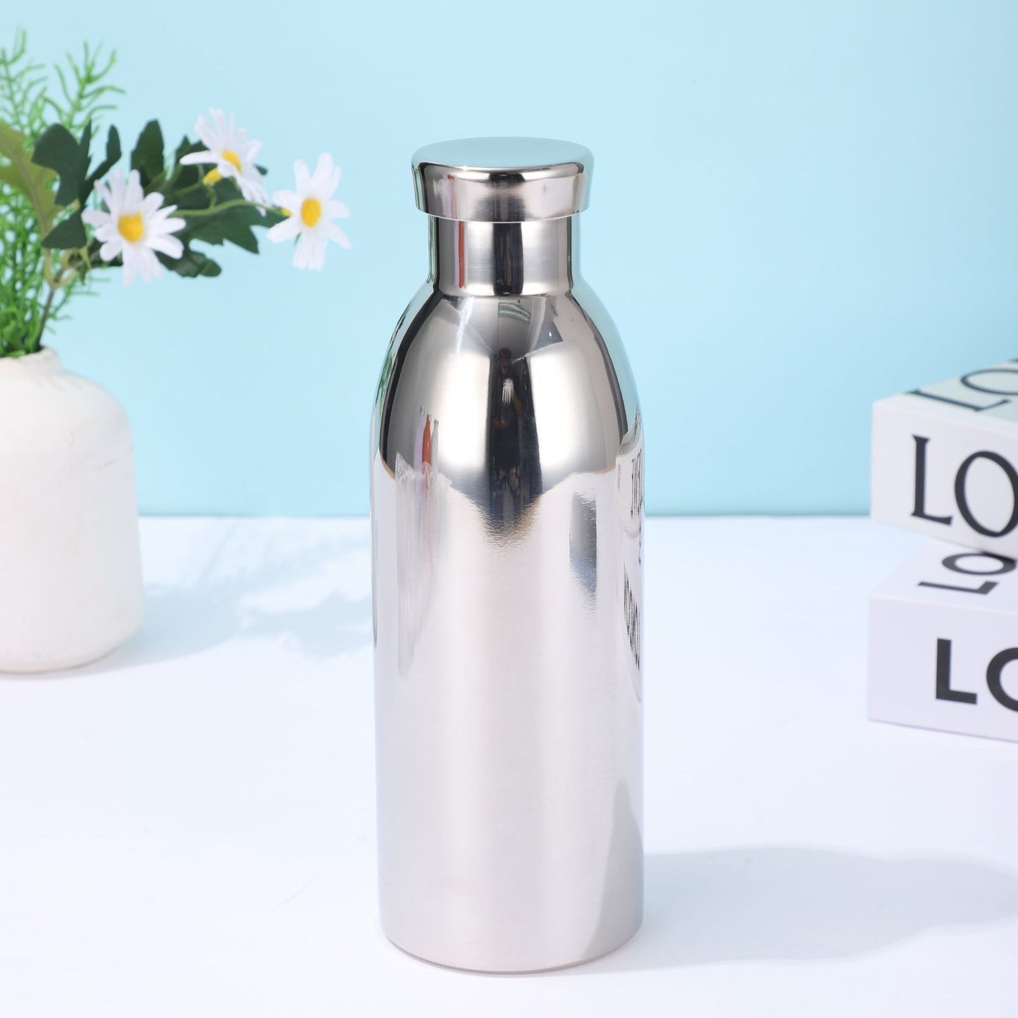 Damen Isolierte Edelstahl Trinkflasche Brehn