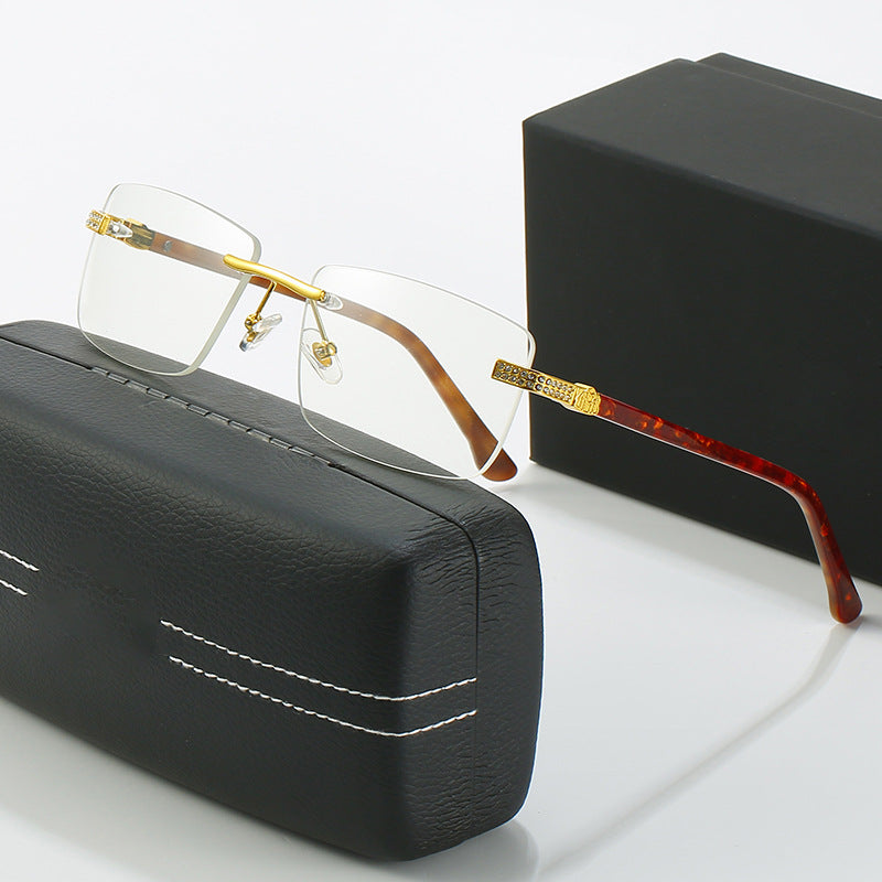 Damen elegante Sonnenbrille mit stilvollem Metallrahmen Brehn