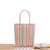 Geflochtene Tragetasche mit Buntem Design Brehn