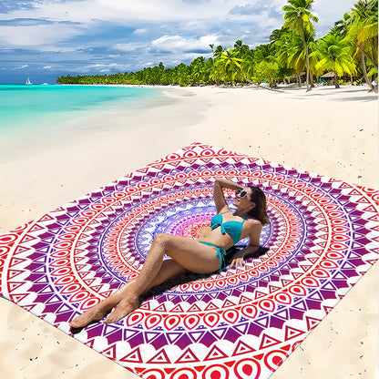 Mandala Design Strandmatte Brehn