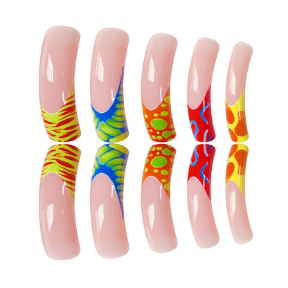 Künstlerisches abstraktes Design Druck-Nägel Brehn