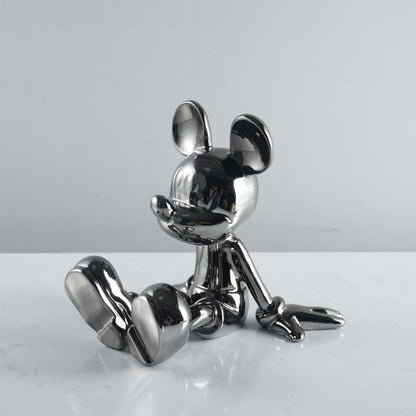 Künstlerische Chromfigurine