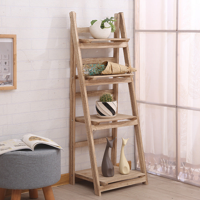Mehrstufiges Holzleitershelf Brehn