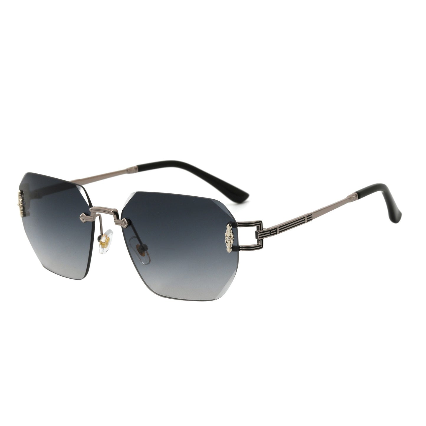 Damen Designer-Sonnenbrille im modernen, geometrischen Design Brehn
