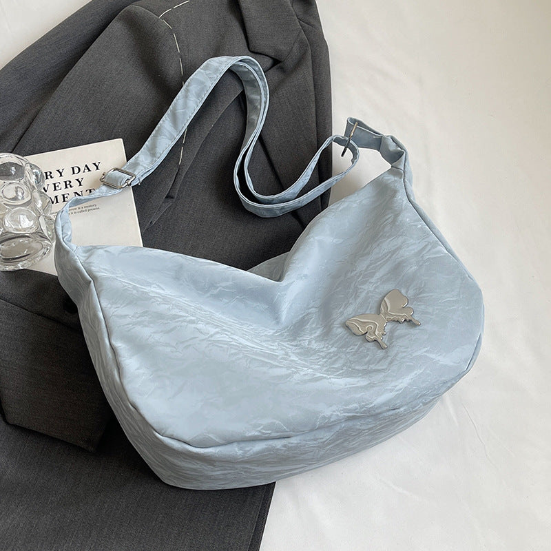 Lässige Schmetterlings-verzierte Schultertasche