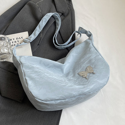 Lässige Schmetterlings-verzierte Schultertasche
