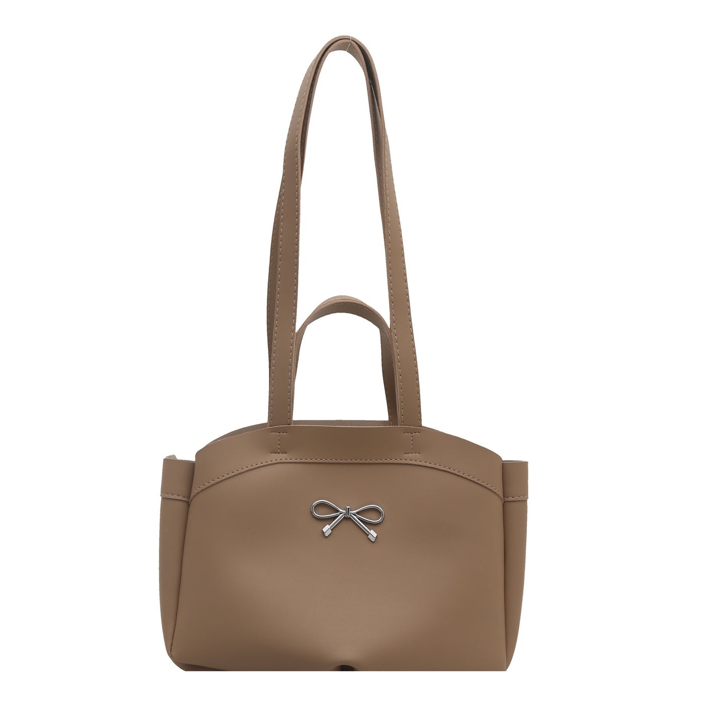 Elegante Bogen-Akzent Handheld Tote Bag Brehn