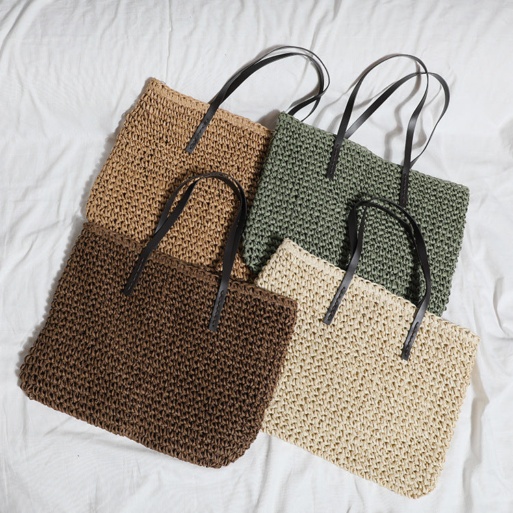 Handgefertigte Strandtasche mit Starker Struktur Brehn