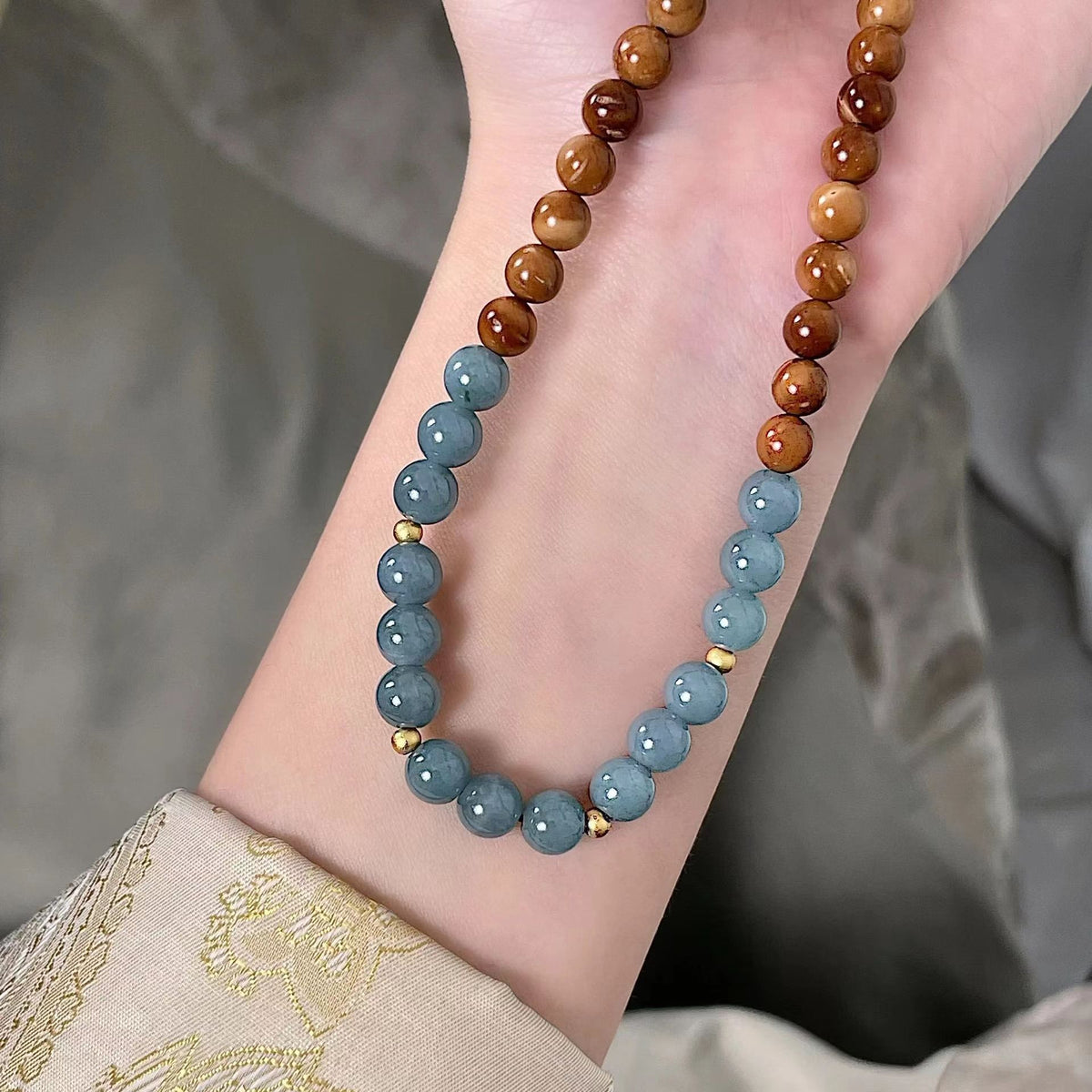 Elegantes Perlenarmband-Set Brehn