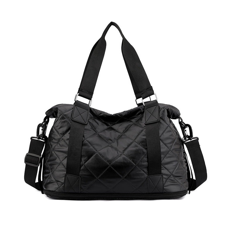 Stilvolle gesteppt Sport-Duffel-Tasche Brehn