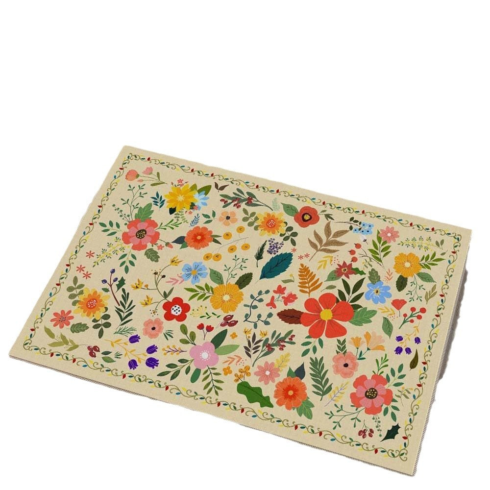 Luxuriöse Floral Design Badmatte Brehn