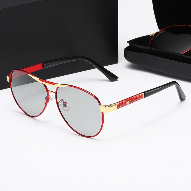 Damen elegante Metall-Sonnenbrille Brehn