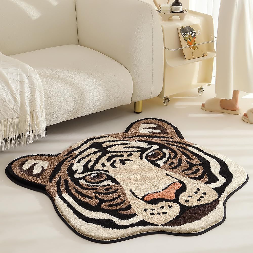 Leopard-Themen Plüsch-Teppich