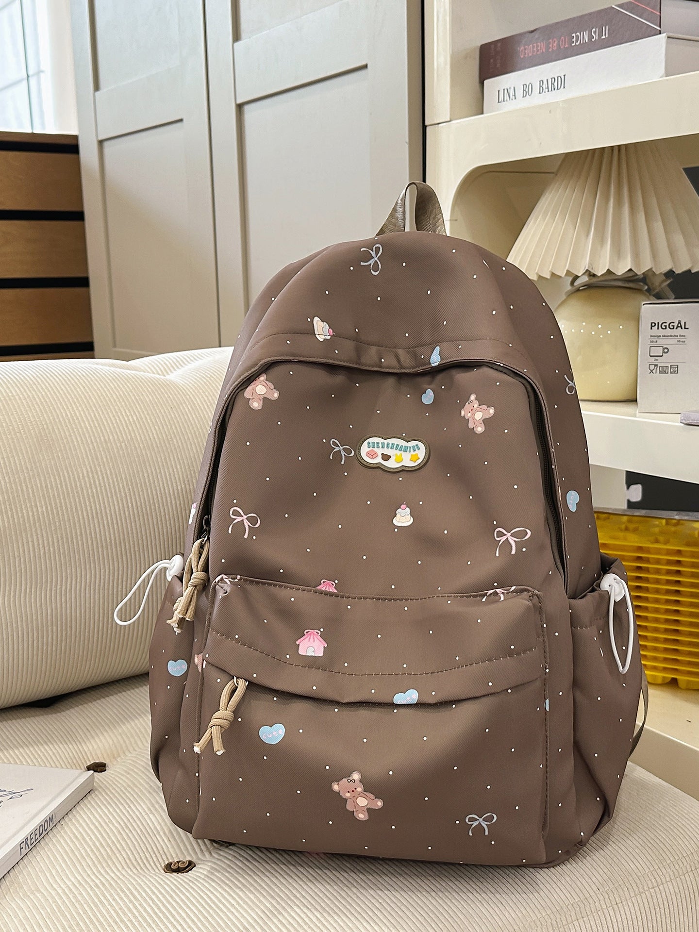 Verspielter Charakterdruck Rucksack Brehn