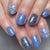 Winter-inspirierte Glitzer-Gel-Nagelkunst-Set Brehn