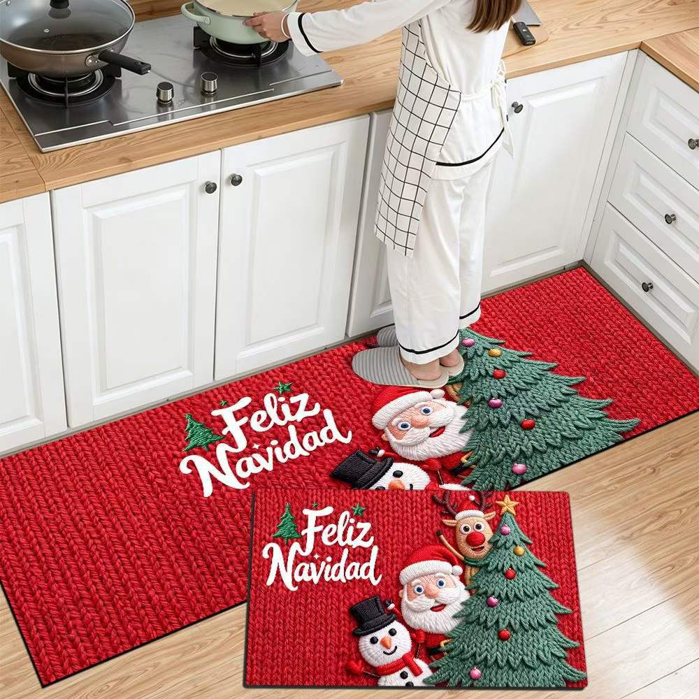 Festliche Weihnachts Küchenmatte Brehn