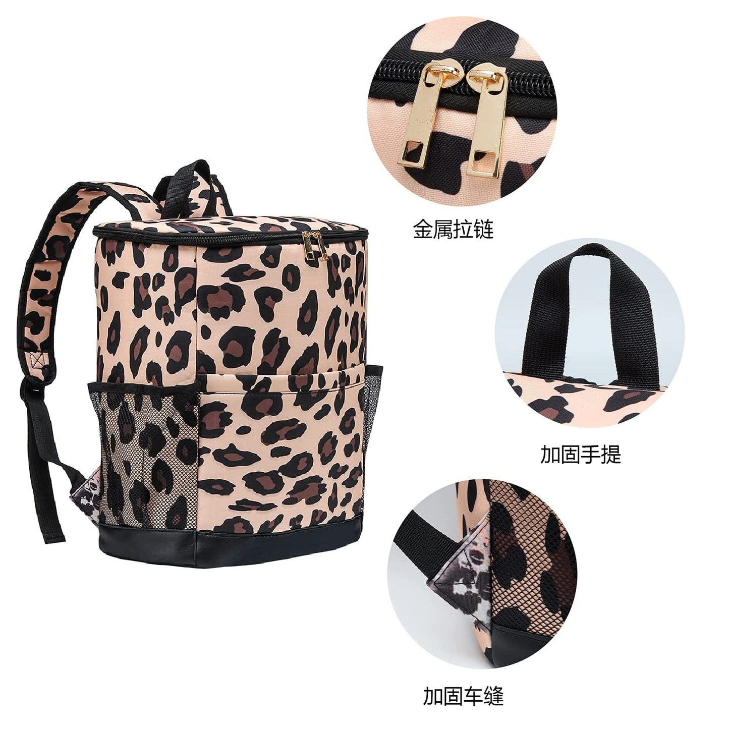 Damen Kühltasche mit Sonnenblumenmuster Brehn