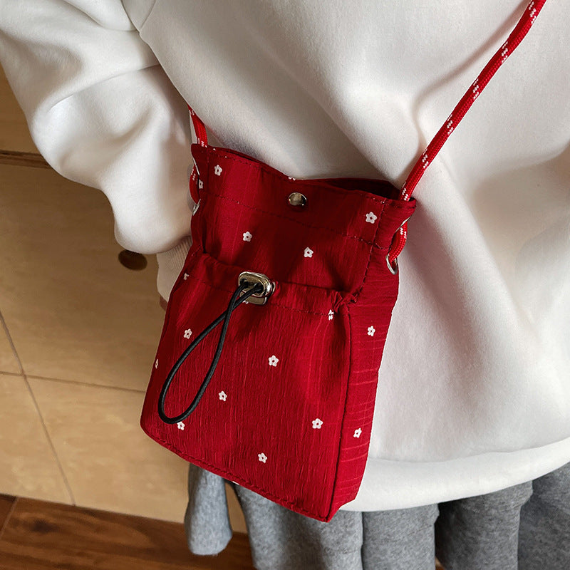 Drawstring Umhängetasche