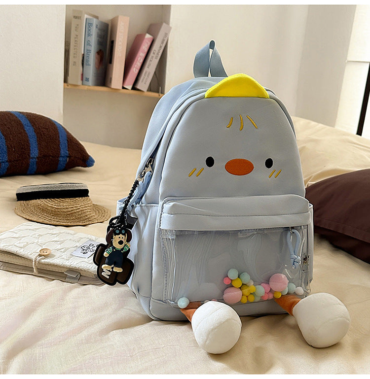 Kinder niedlicher Enten-Themen Mini-Schulrucksack