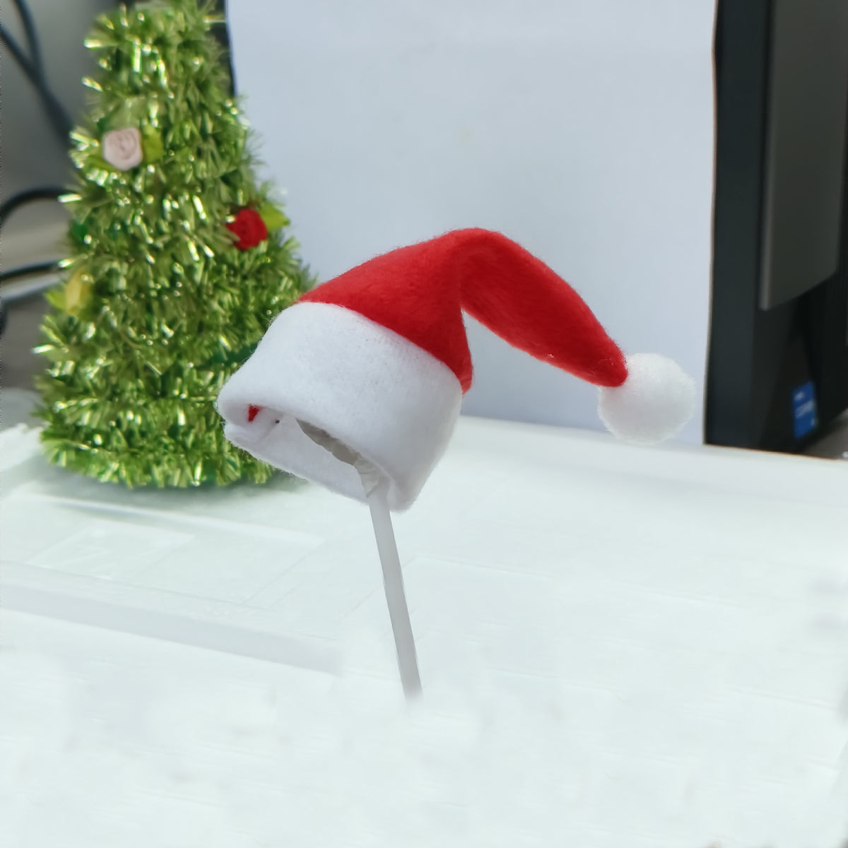 Plüsch Weihnachtsmütze mit Ohrenschutz