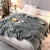 Premium Soft Mikrofleece Decke Brehn