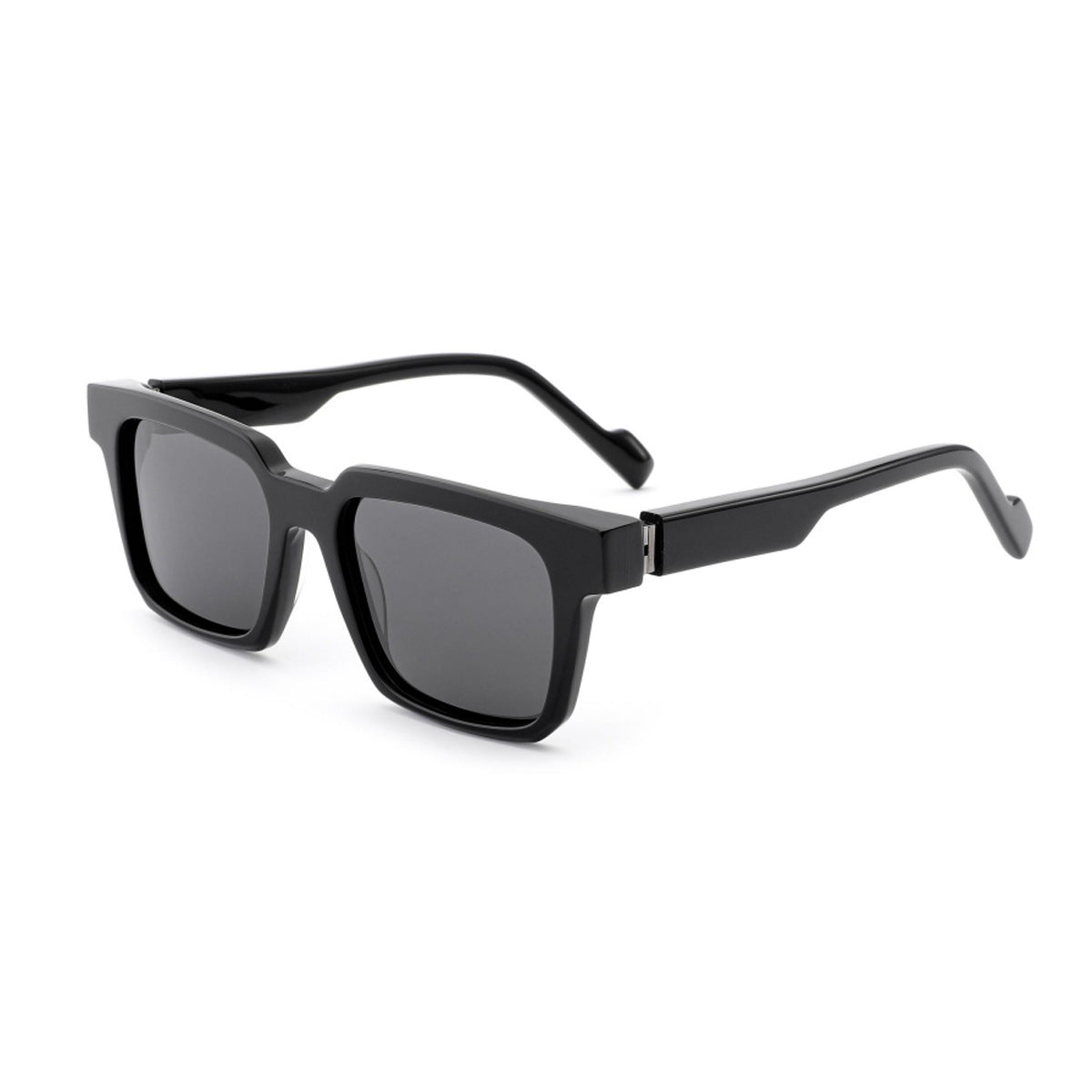 Damen Sonnenbrille im modernen, kantigen Design mit bräunlichen Gläsern Brehn
