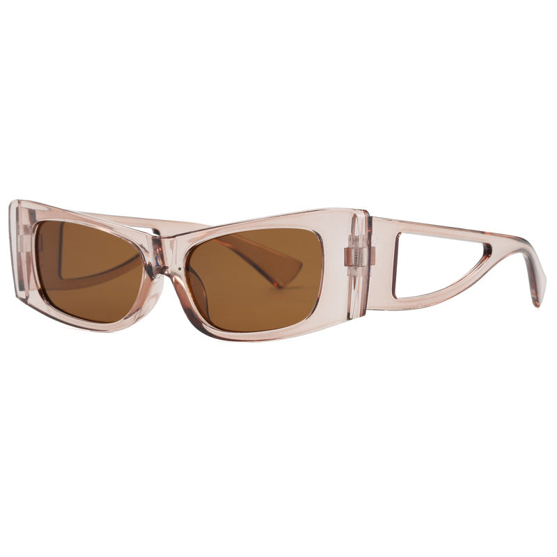 Damen trendige Sonnenbrille mit außergewöhnlichem Design und schützendem UV-Filter Brehn