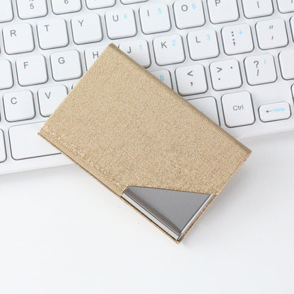 Premium Elegantes RFID-blockierendes Visitenkartenetui