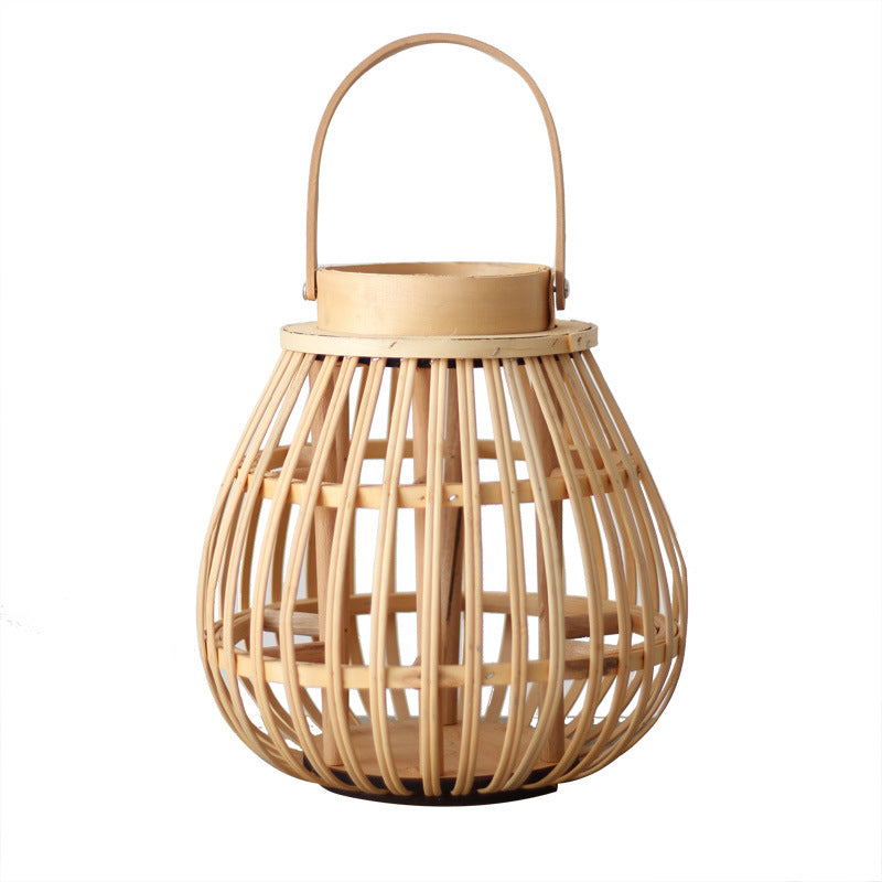 Natürliche Rattan Laterne Brehn