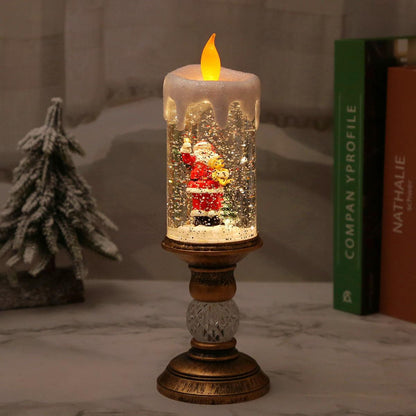 Weihnachtsdekoration Laterne mit Schneekugel Brehn