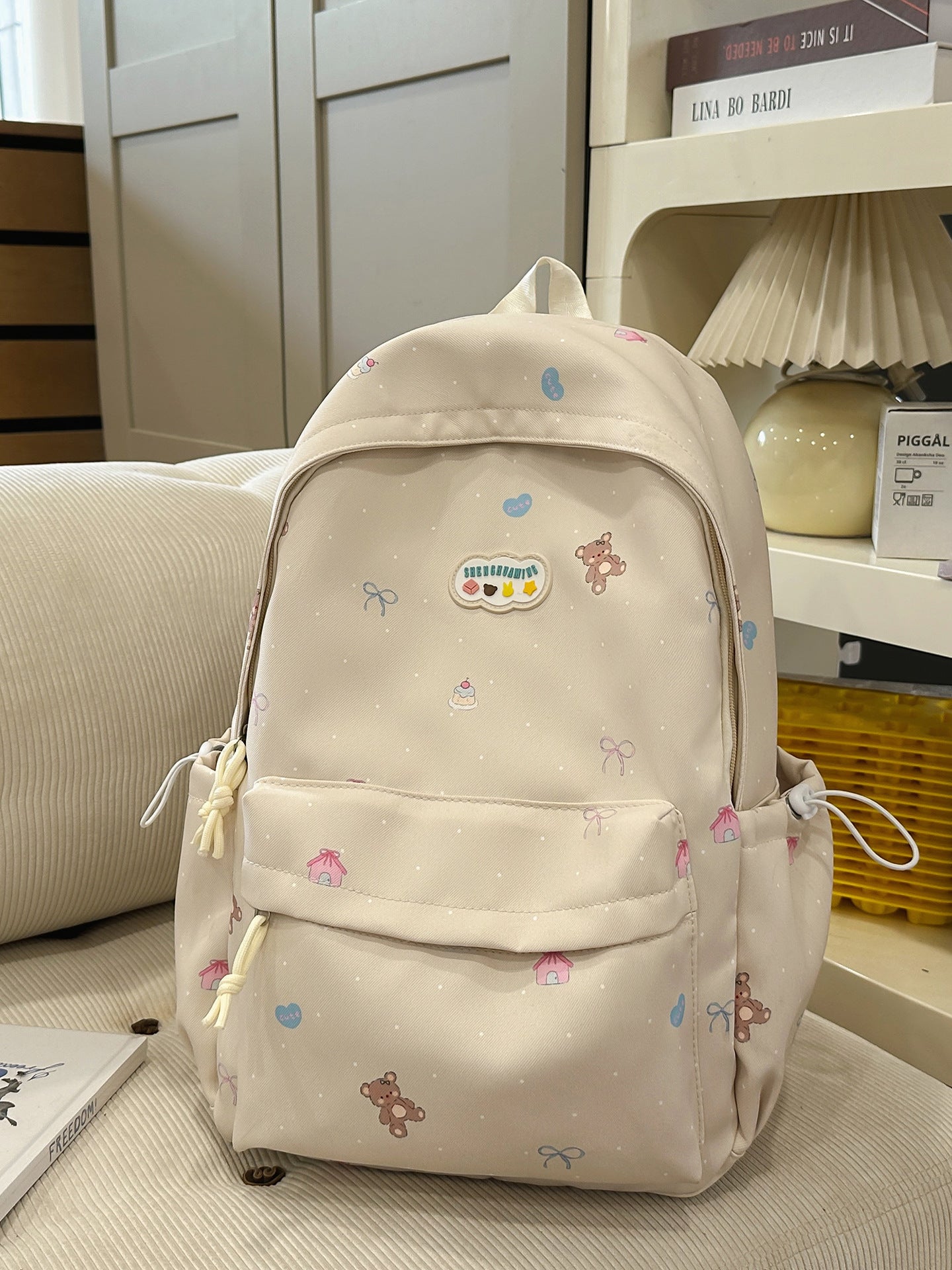 Verspielter Charakterdruck Rucksack Brehn