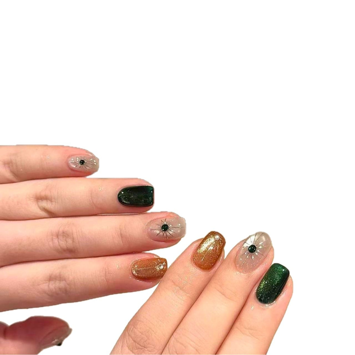 Künstlerisches saisonales Nageldesign-Set